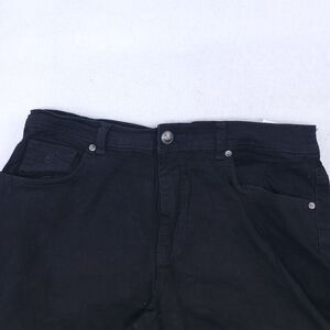 Gloria Vanderbill Casual Button Dark Wash Chino Pants Womens Size 12 Black